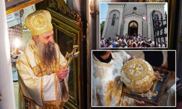 Patrijarh Porfirije služi liturgiju povodom Spasovdana