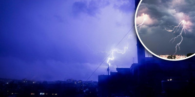 Crveni meteoalarm u Hrvatskoj, oluja već stigla! Evo kada grad i pljuskovi stižu u Srbiju!