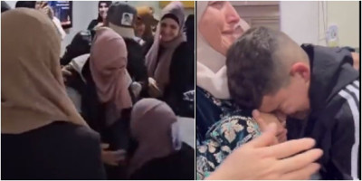 Patnji je kraj! Oslobođena Palestinka poletela majci u zagrljaj, dečak ljubi mami ruku i plače! (VIDEO)