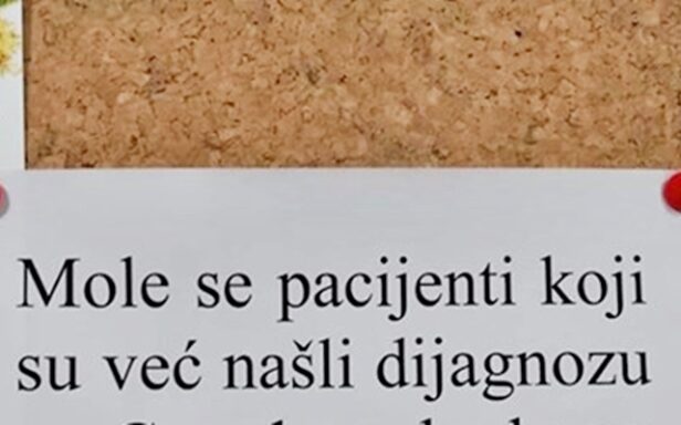 U čekaonici Doma zdravlja u Srbiji osvanulo neverovatno obaveštenje – urnebesno je i istinito
