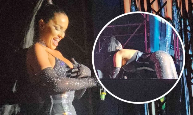 Teodora Džehverović pala na kolena, pa joj ispala zadnjica! Kad tamo sve providno i kristalno! (Video)
